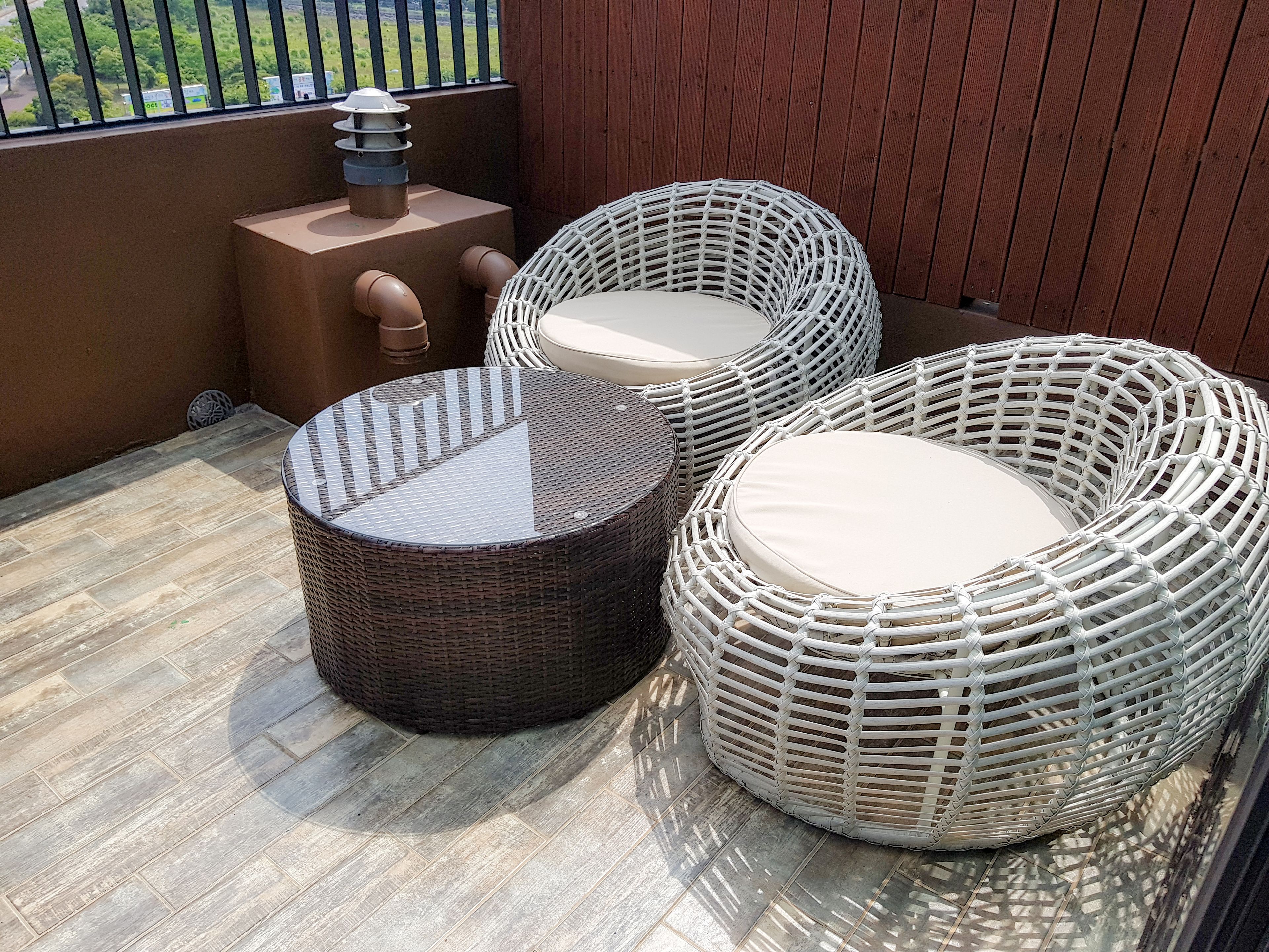 terrace twin room | premium bedding, blackout curtains, free wifi, bed sheets