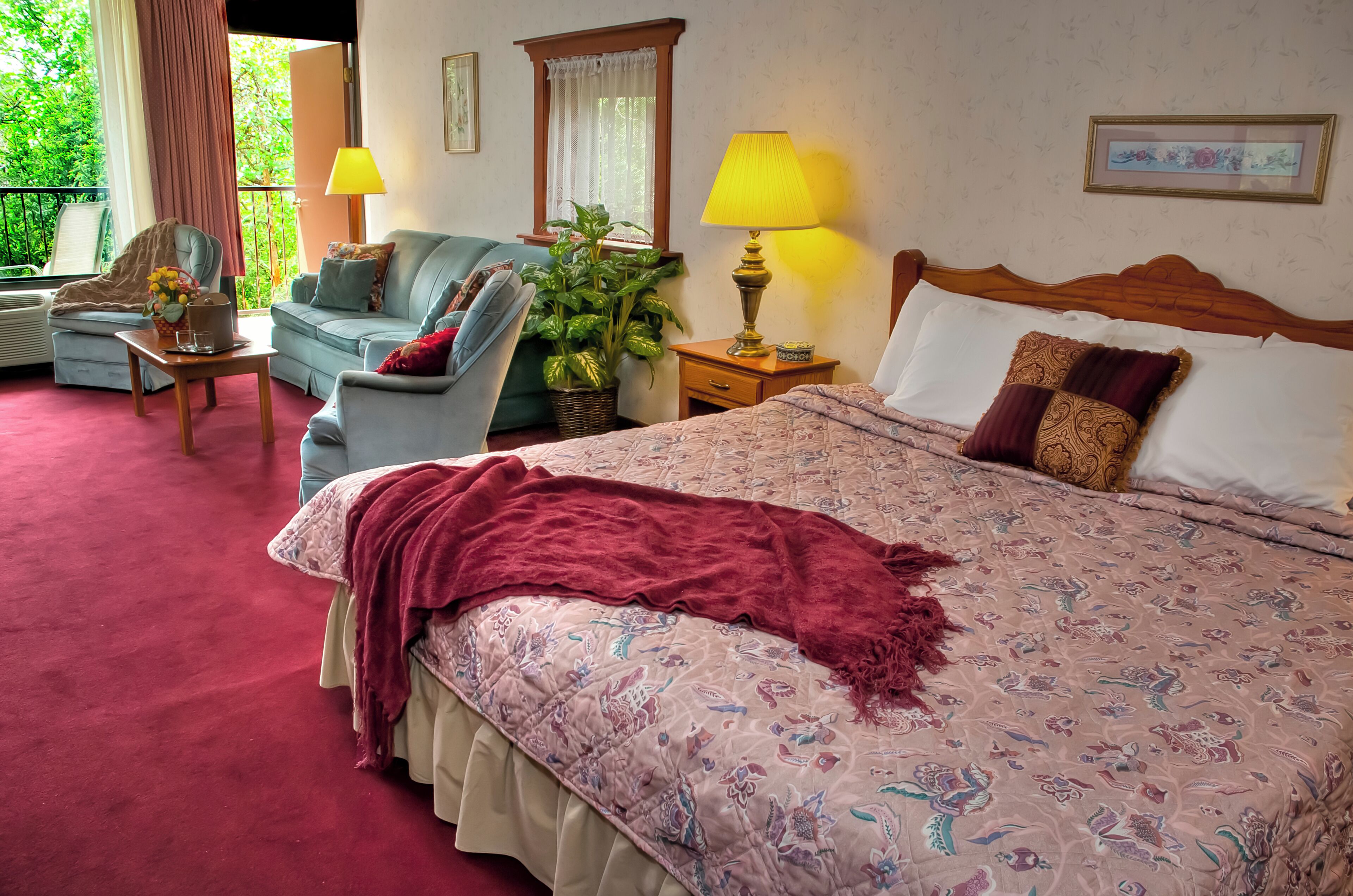 desk, blackout curtains, soundproofing, iron/ironing board