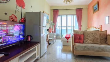 Individually decorated, individually furnished, desk, blackout curtains