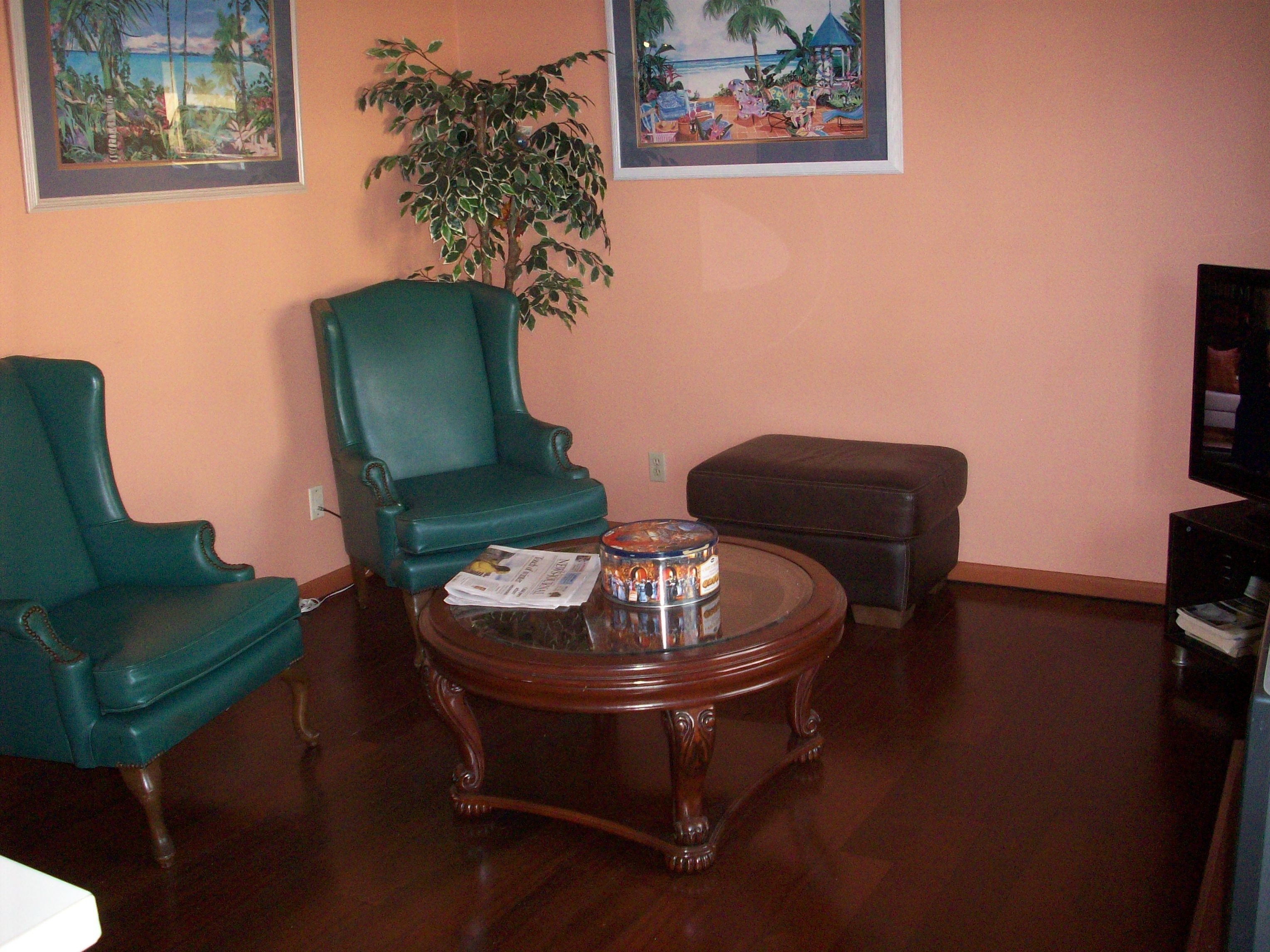 Sala de estar en el lobby