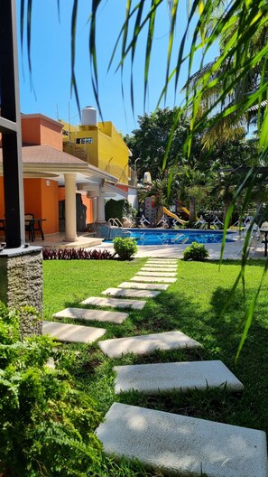 Vista al jardín