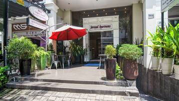 EntrĂ©e de lâhĂ©bergement