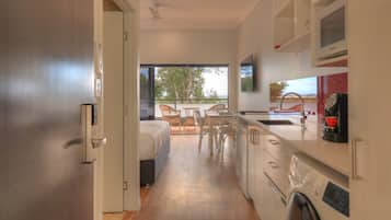 Luxury Room, Accessible, Mountain View | Premium bedding, Select Comfort beds, individually furnished, desk