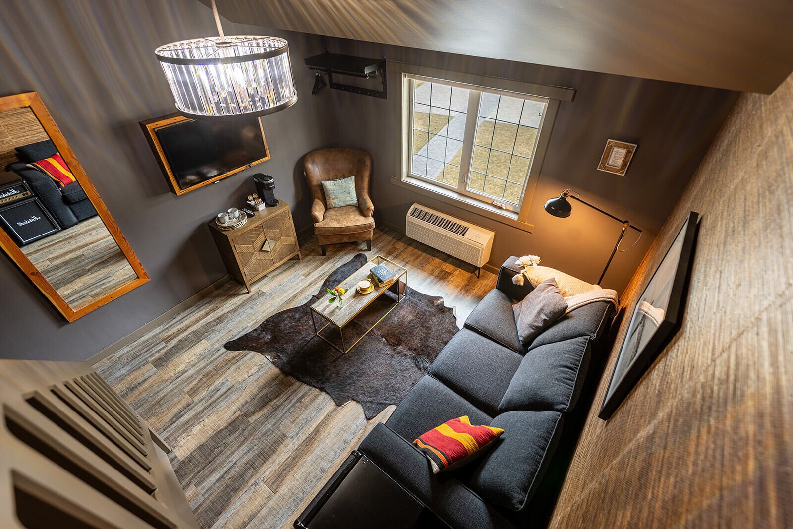 loft, 1 king bed with sofa bed (stairs required) | 1 bedroom, egyptian cotton sheets, premium bedding, soundproofing