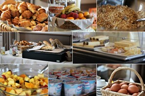 Tägliches Frühstücksbuffet gegen Gebühr