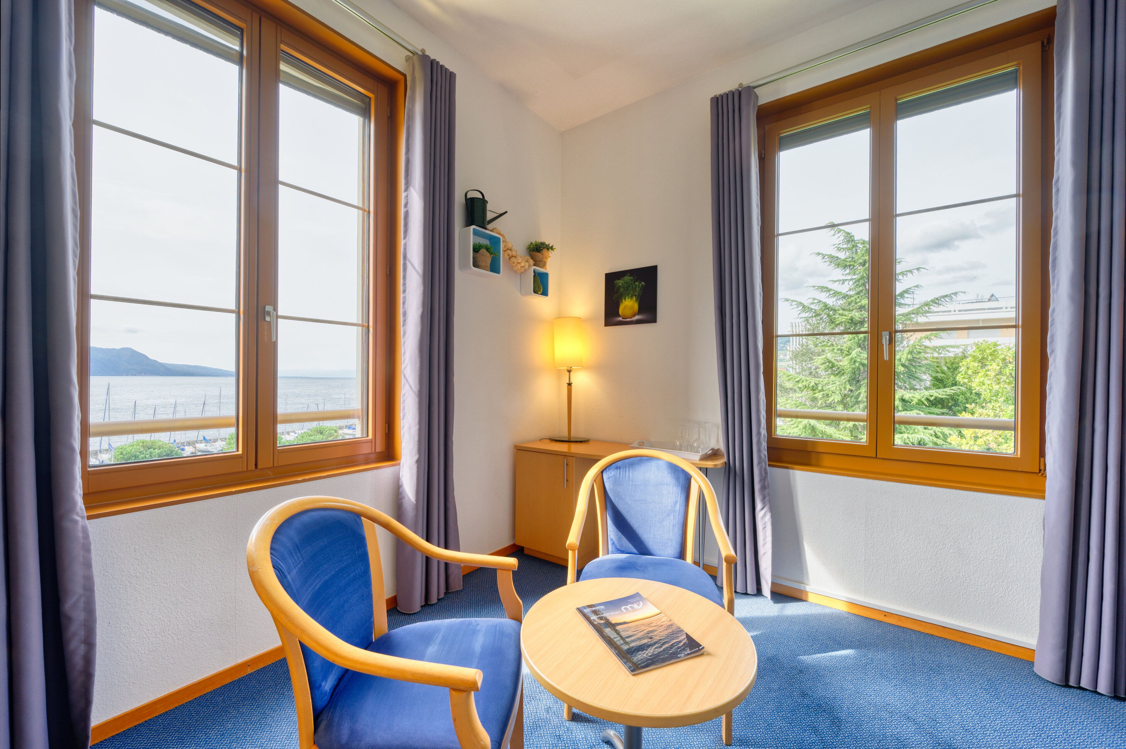 superior double or twin room, lake view | 1 bedroom, minibar, in-room safe, desk