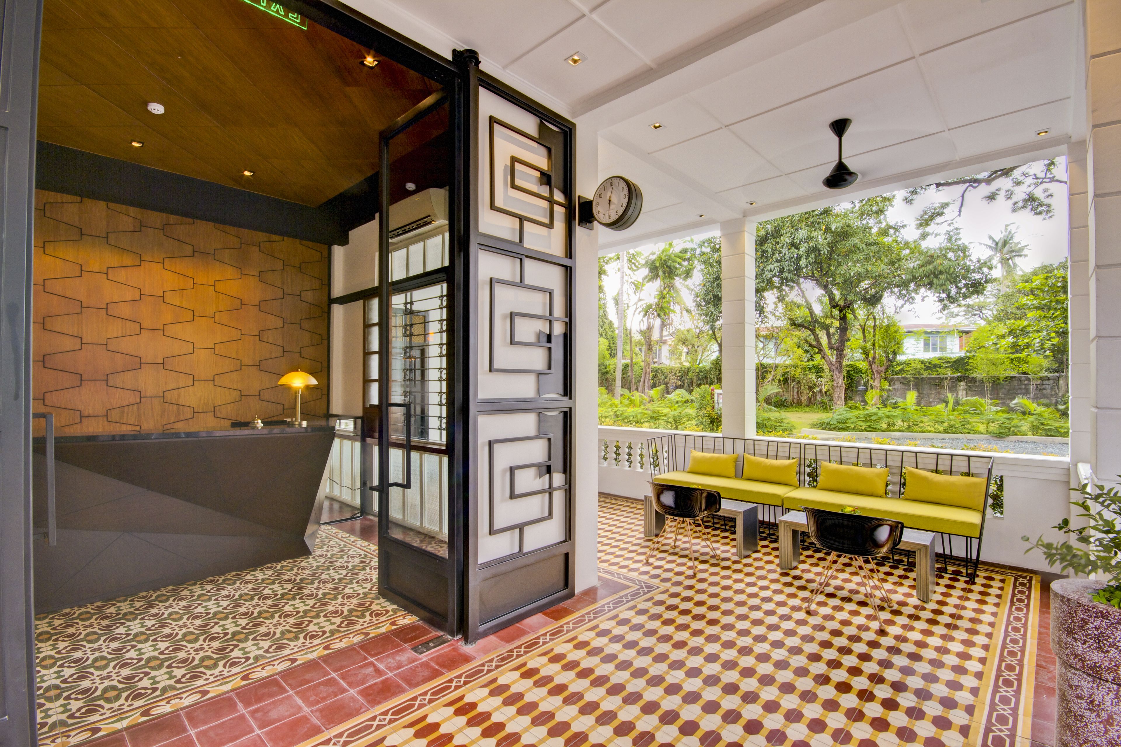 Sala de estar en el lobby