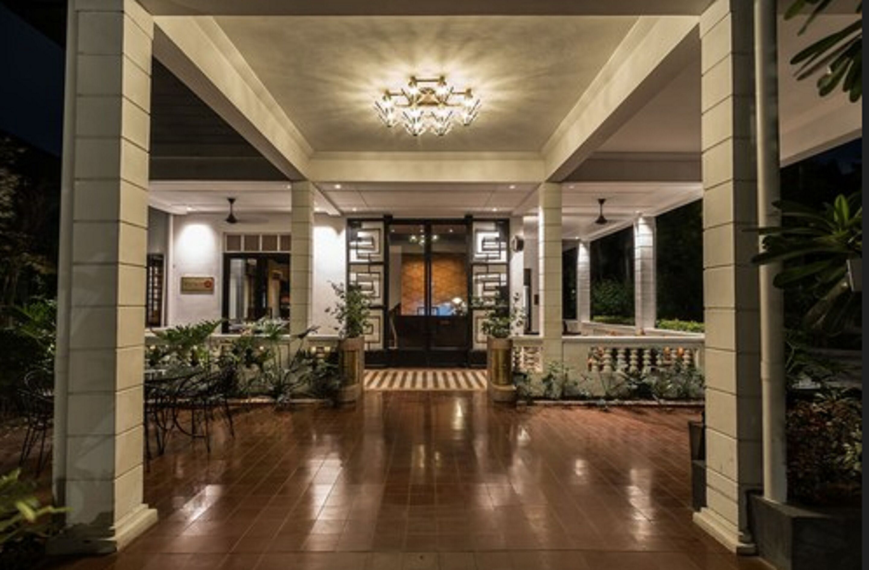 Interior entrance