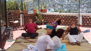 Salas de tratamiento para parejas y aromaterapia