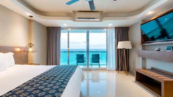 Penthouse, 2 Bedrooms, Balcony, Ocean View | In-room safe, blackout drapes, iron/ironing board, free WiFi