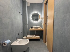 Dusche, Regendusche, Haartrockner, Bidet