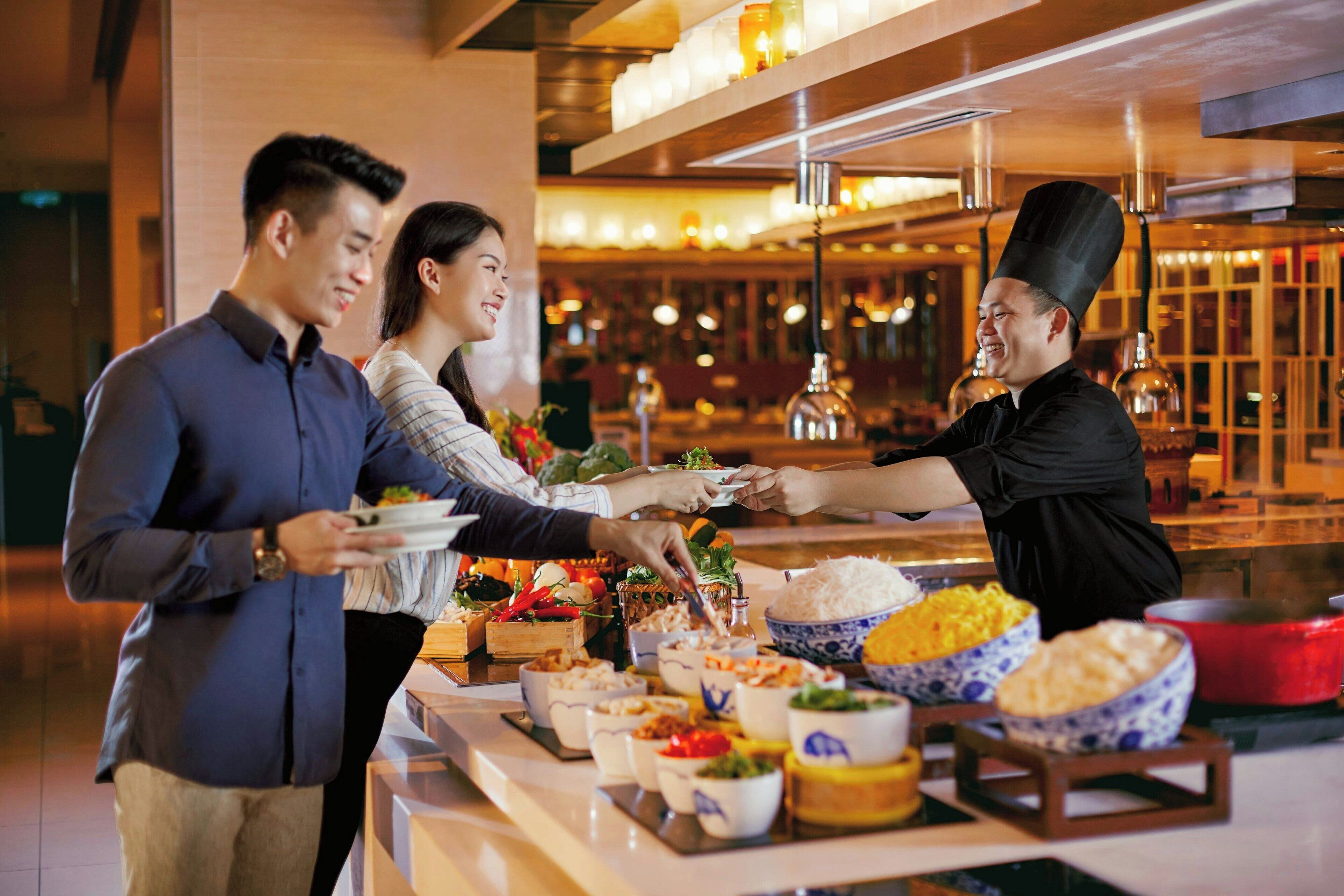 daily cooked-to-order breakfast (myr 60 per person)