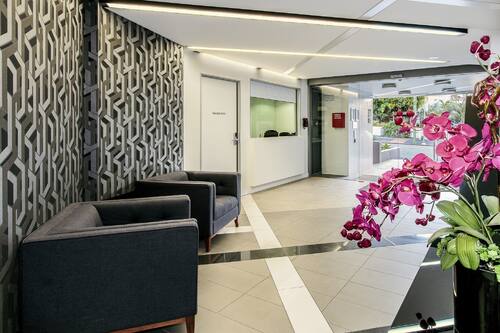 Sala de estar en el lobby