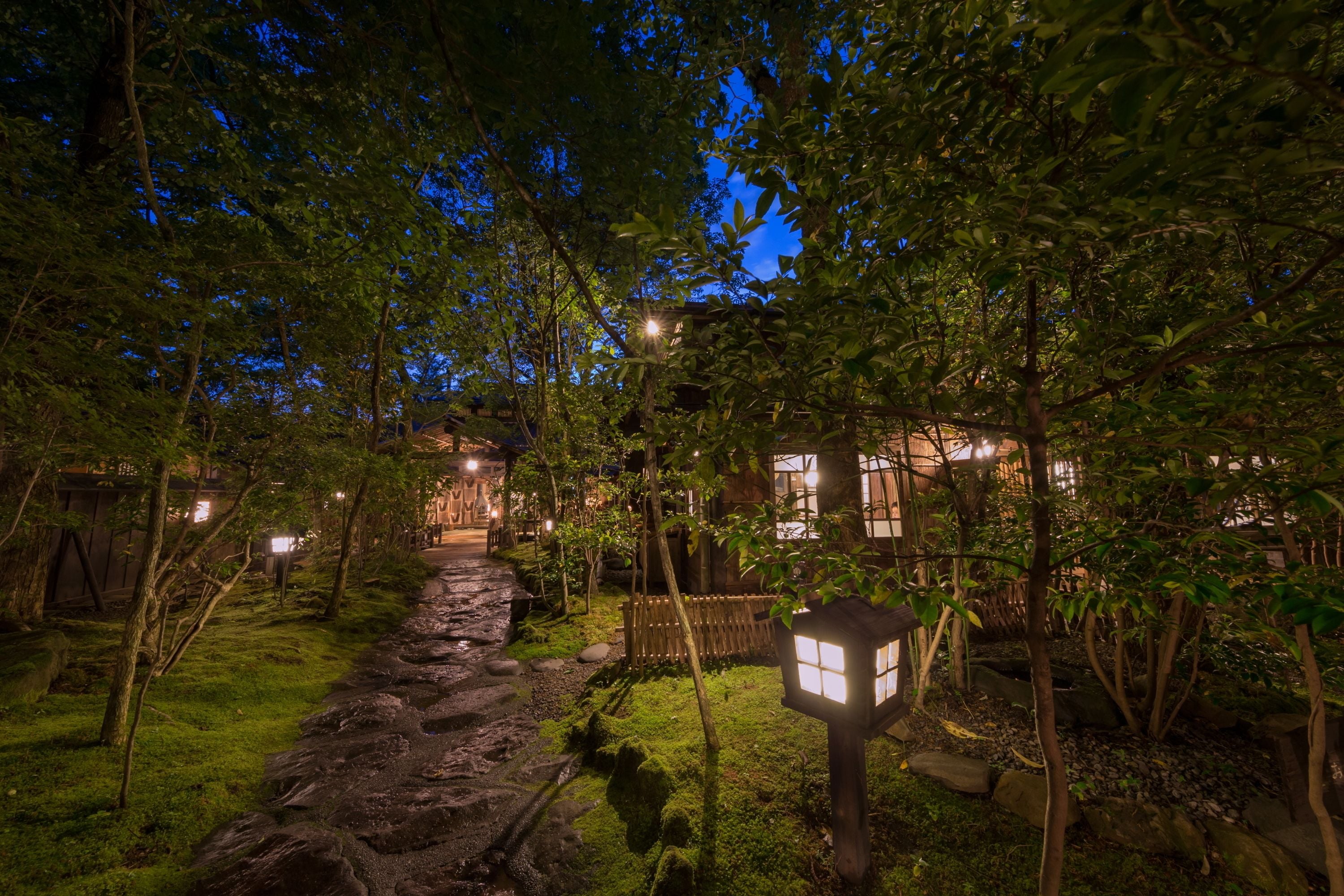 Front of property - evening/night