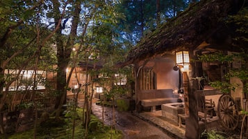 Front of property - evening/night