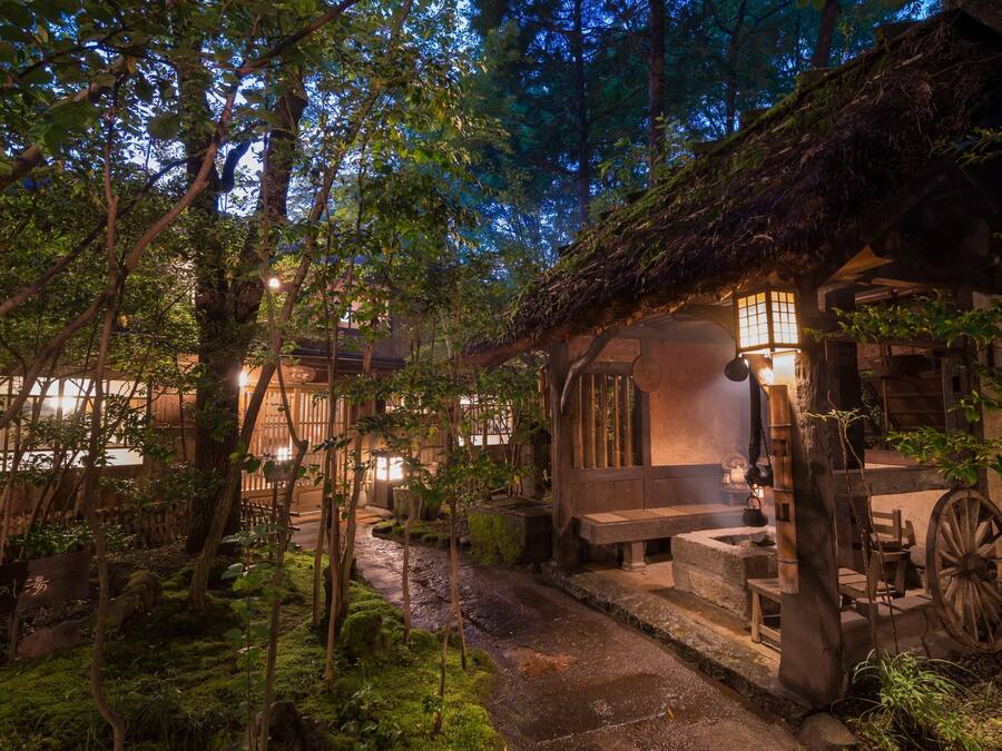 Front of property - evening/night