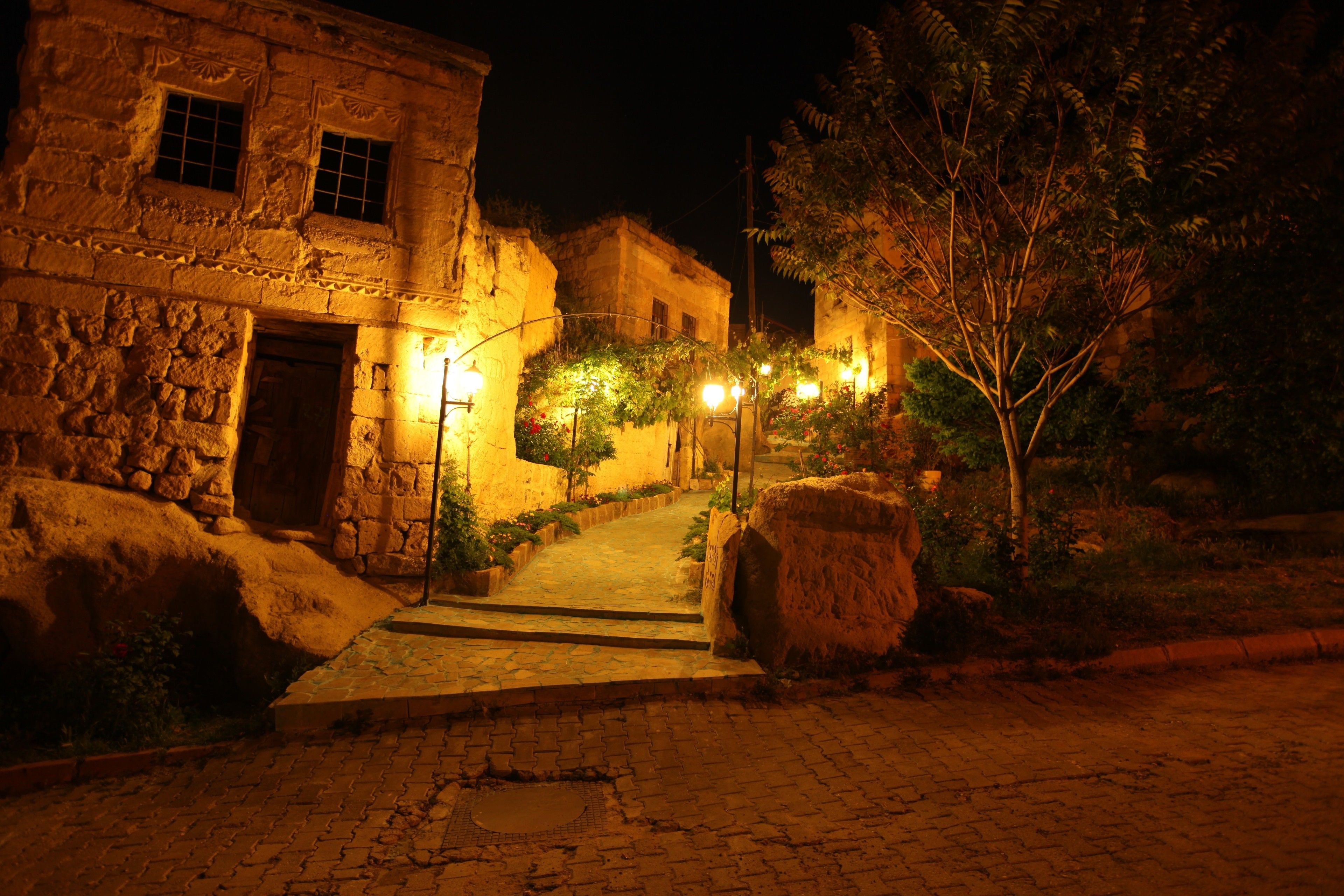 front of property – evening/night