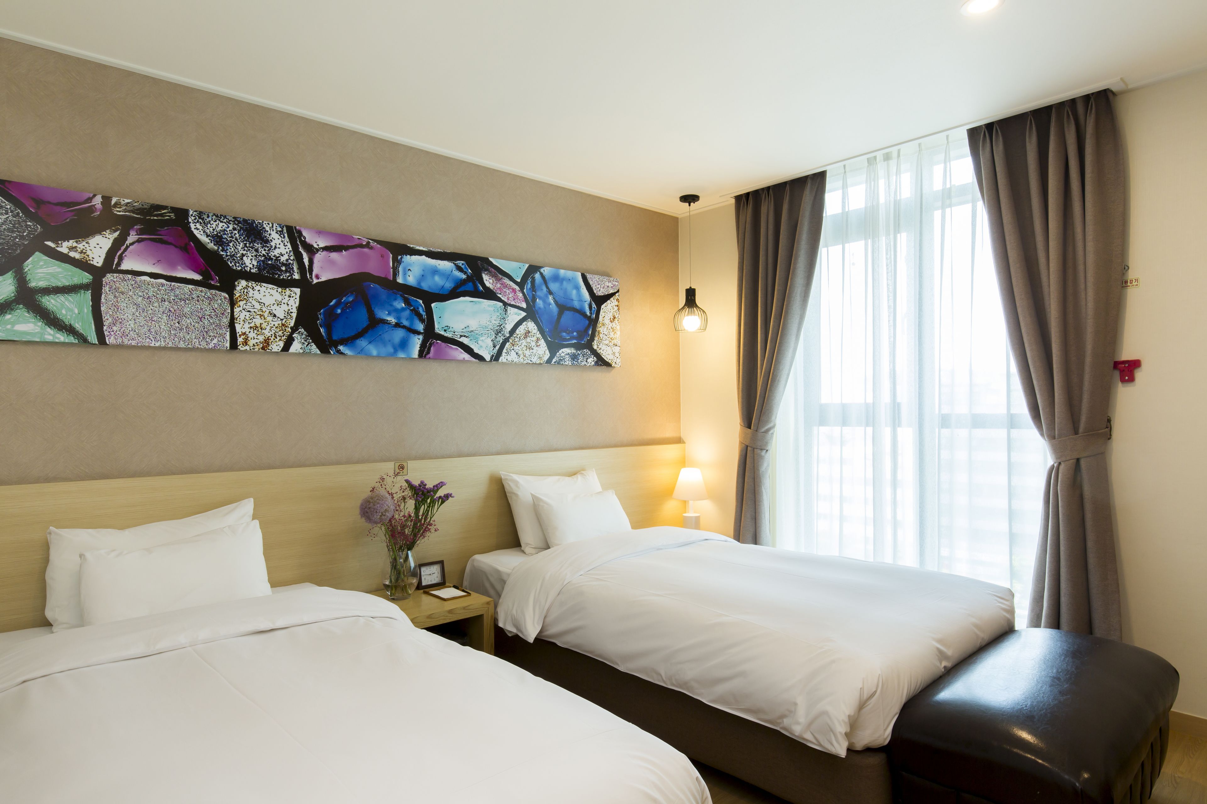 superior twin room | premium bedding, in-room safe, individually decorated, soundproofing