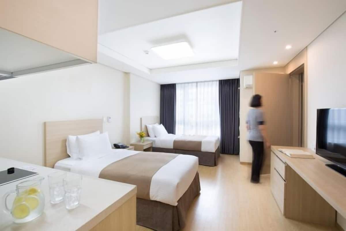 In-room safe, blackout drapes, soundproofing, free WiFi