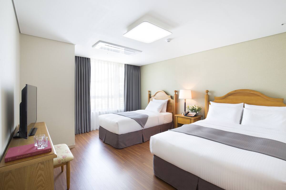 In-room safe, blackout curtains, soundproofing, free WiFi