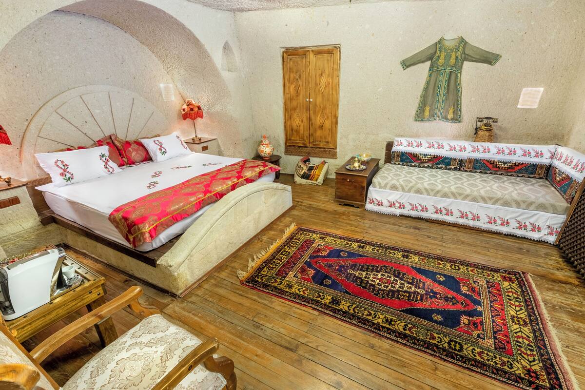 Superior Family Cave Room | Sengetøy i egyptisk bomull, allergitestet sengetøy og dundyner