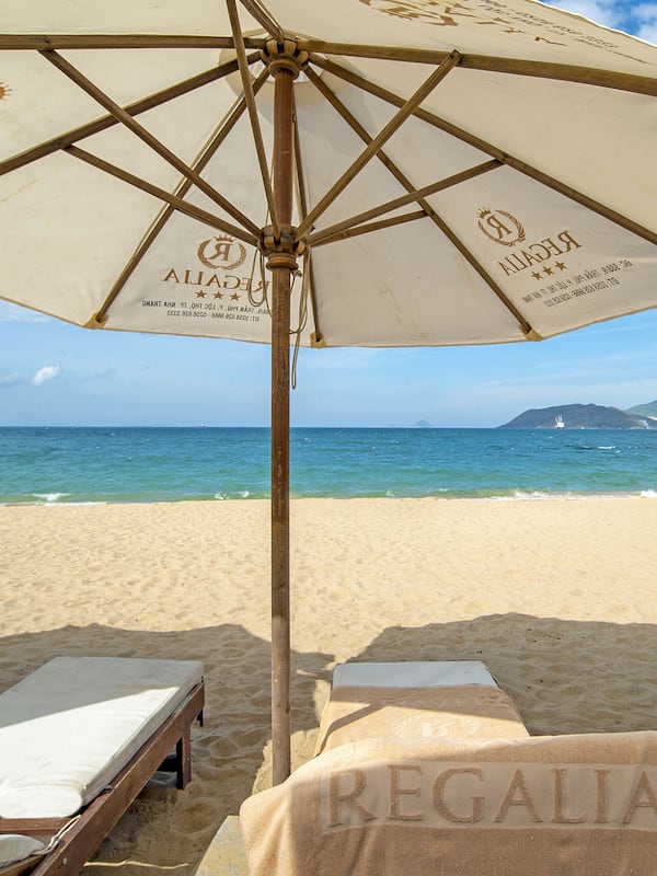 Private beach nearby, white sand, sun-loungers, beach umbrellas