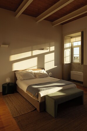 Appartamento, 1 camera da letto, angolo cottura, vista mare | 1 camera, biancheria da letto di alta qualità, minibar