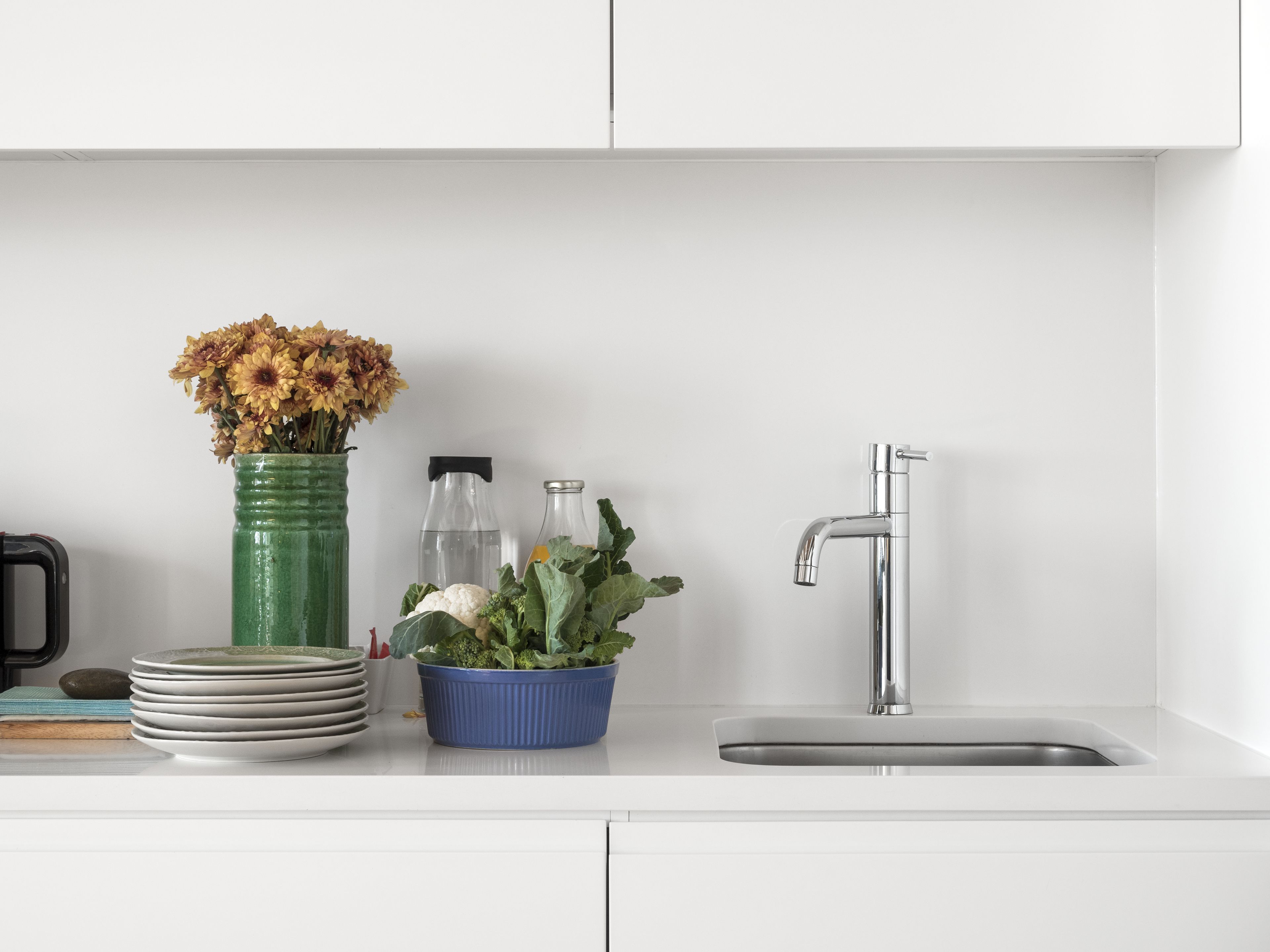 apartment, 1 bedroom, kitchenette, sea view | private kitchenette | fridge, microwave, stovetop, dishwasher