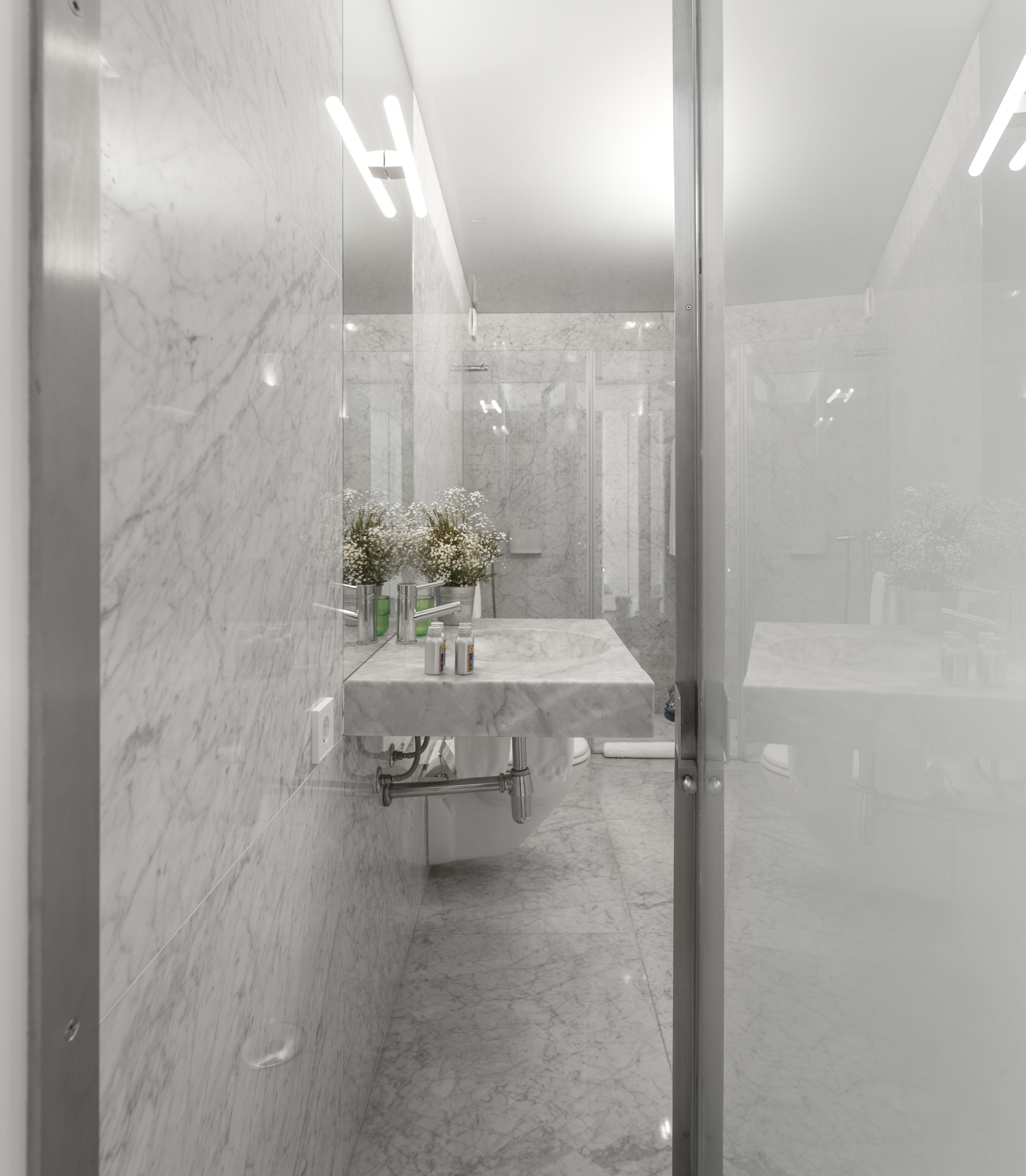 apartment, 1 bedroom, kitchenette, sea view | bathroom sink