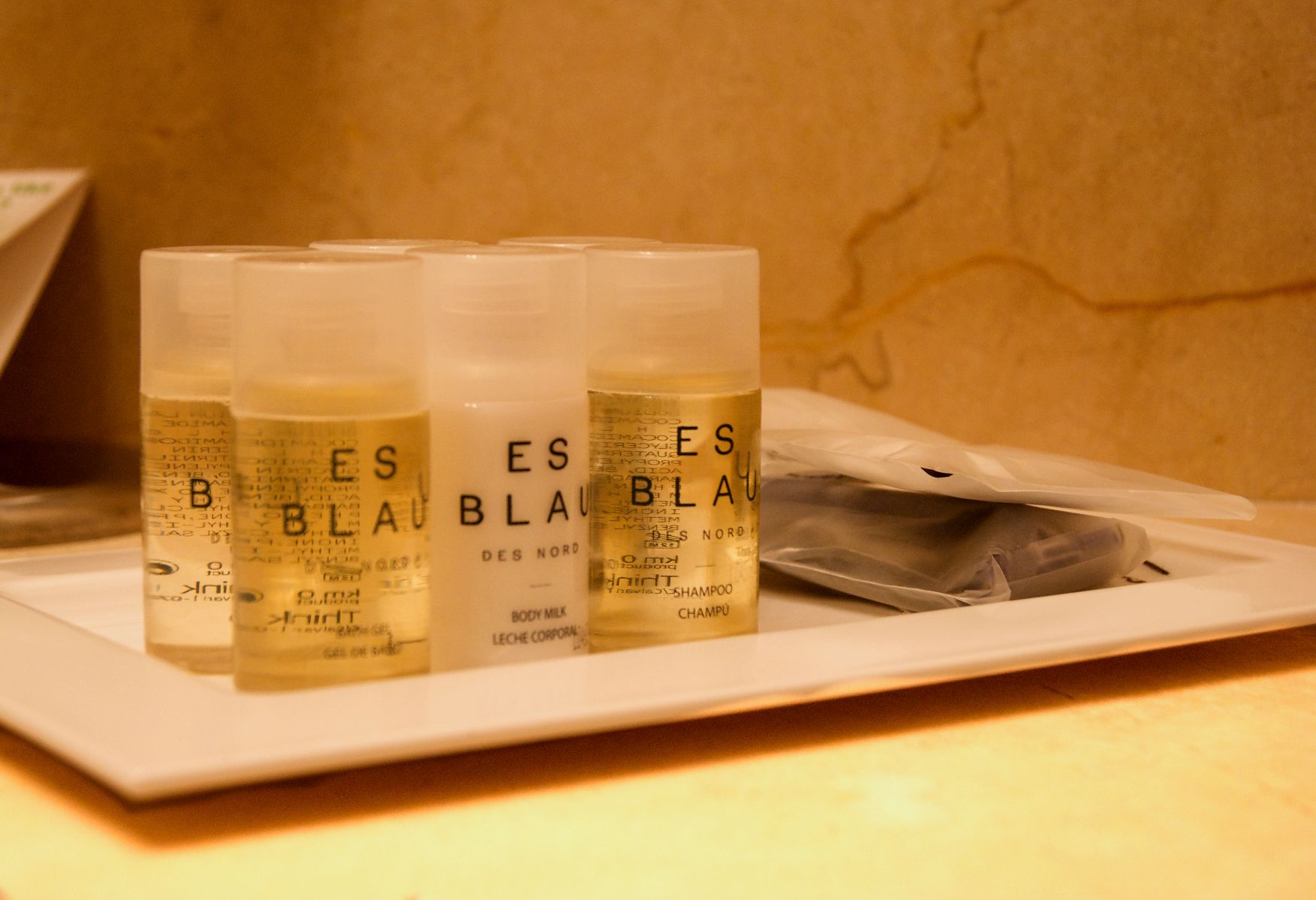 free toiletries, hair dryer, slippers, bidet