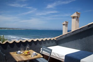 Double Room, Terrace, Sea View | Terrace/patio - Hotel Es Blau des Nord (Arta)