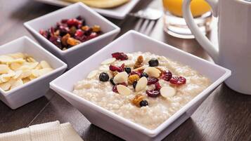 Free daily buffet breakfast