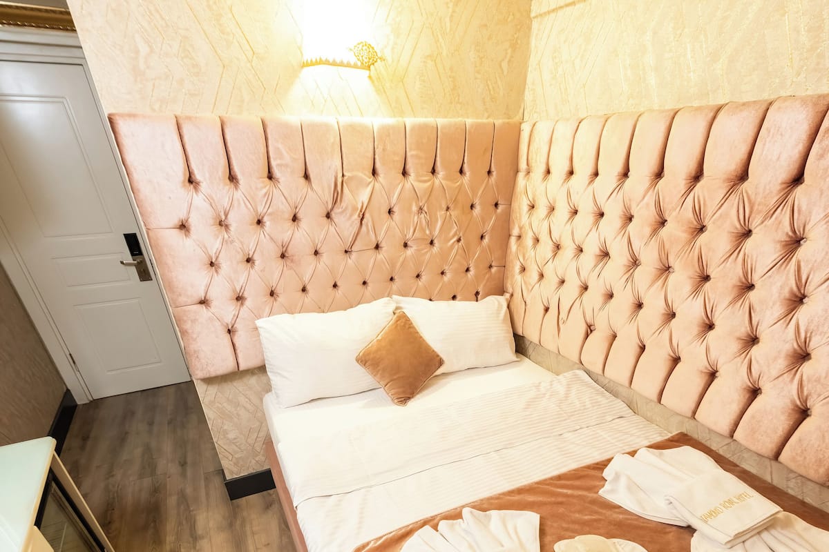 Habitación individual económica | Minibar y caja de seguridad en la habitación