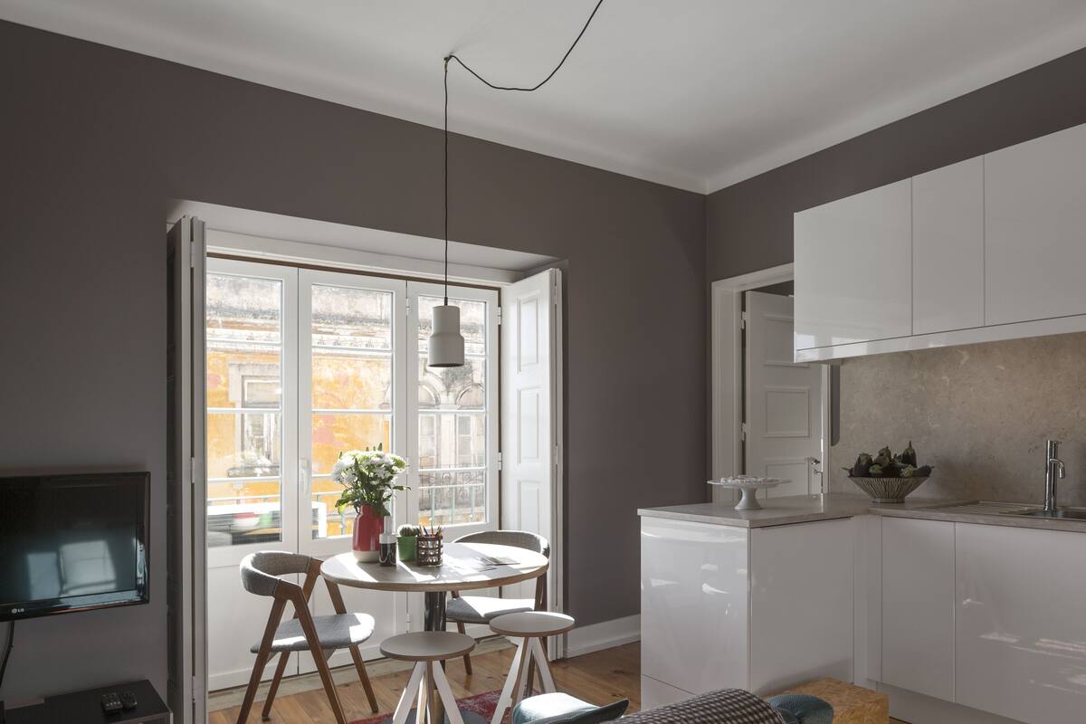 apartment, 3 bedrooms, kitchenette (convent view) | private kitchenette | microwave, stovetop, dishwasher, espresso maker