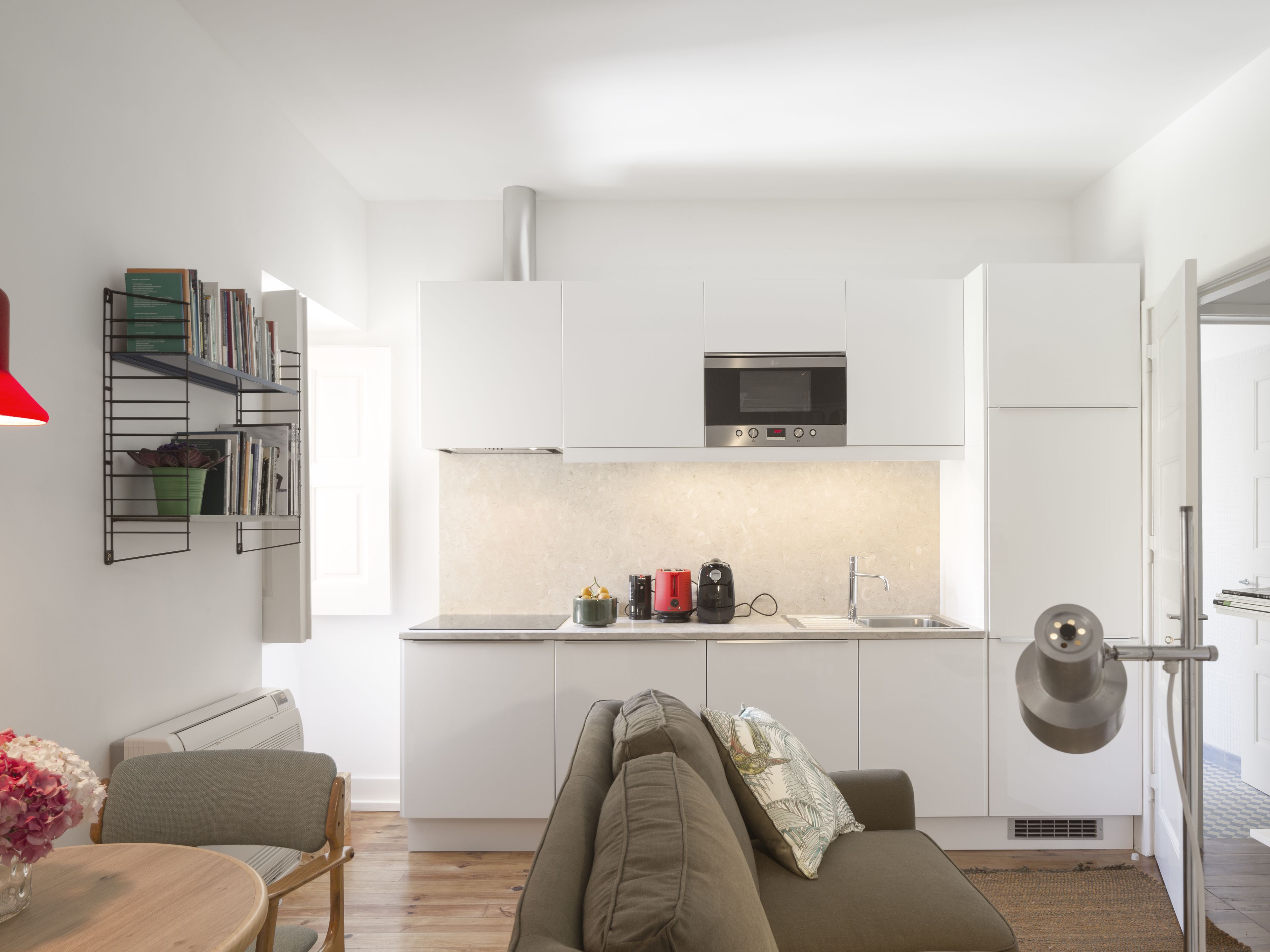 apartment, 1 bedroom, kitchenette, city view | private kitchenette | microwave, stovetop, dishwasher, espresso maker