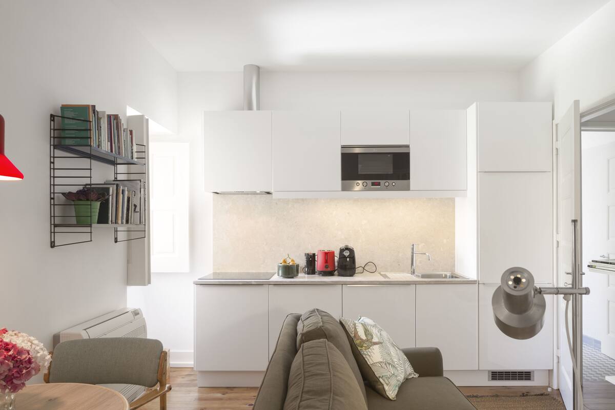 apartment, 1 bedroom, kitchenette, city view | private kitchenette | microwave, stovetop, dishwasher, espresso maker