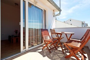 Apartment, 1 Bedroom, Terrace, Sea View (Sunset) | Balcony