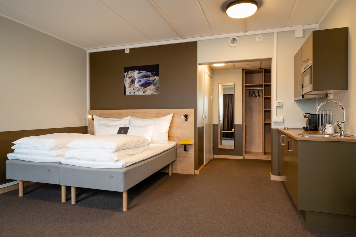 Studiosuite, Meerblick | Schreibtisch, schallisolierte Zimmer, kostenloses WLAN, Bettwäsche