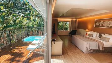 Villa Spa Master | Roupas de cama premium, frigobar, cofres nos quartos