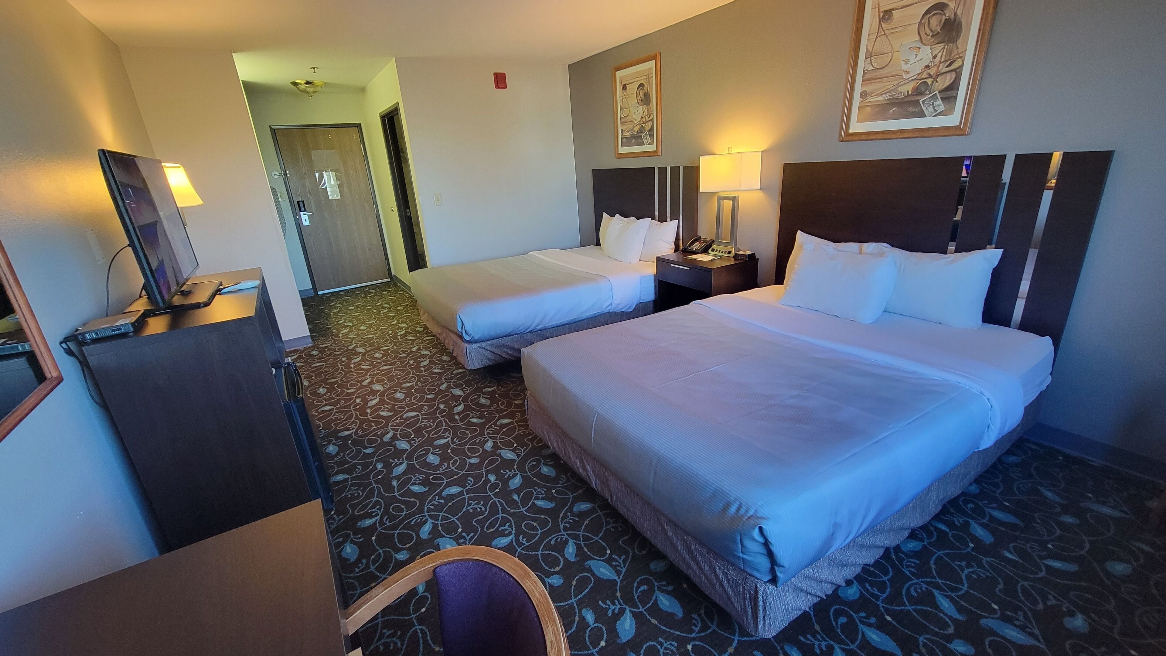 Standard Room, 2 Queen Beds, Non Smoking | Soundproofing, iron/ironing board, free WiFi, bed sheets