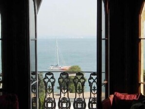 Blick von der Unterkunft