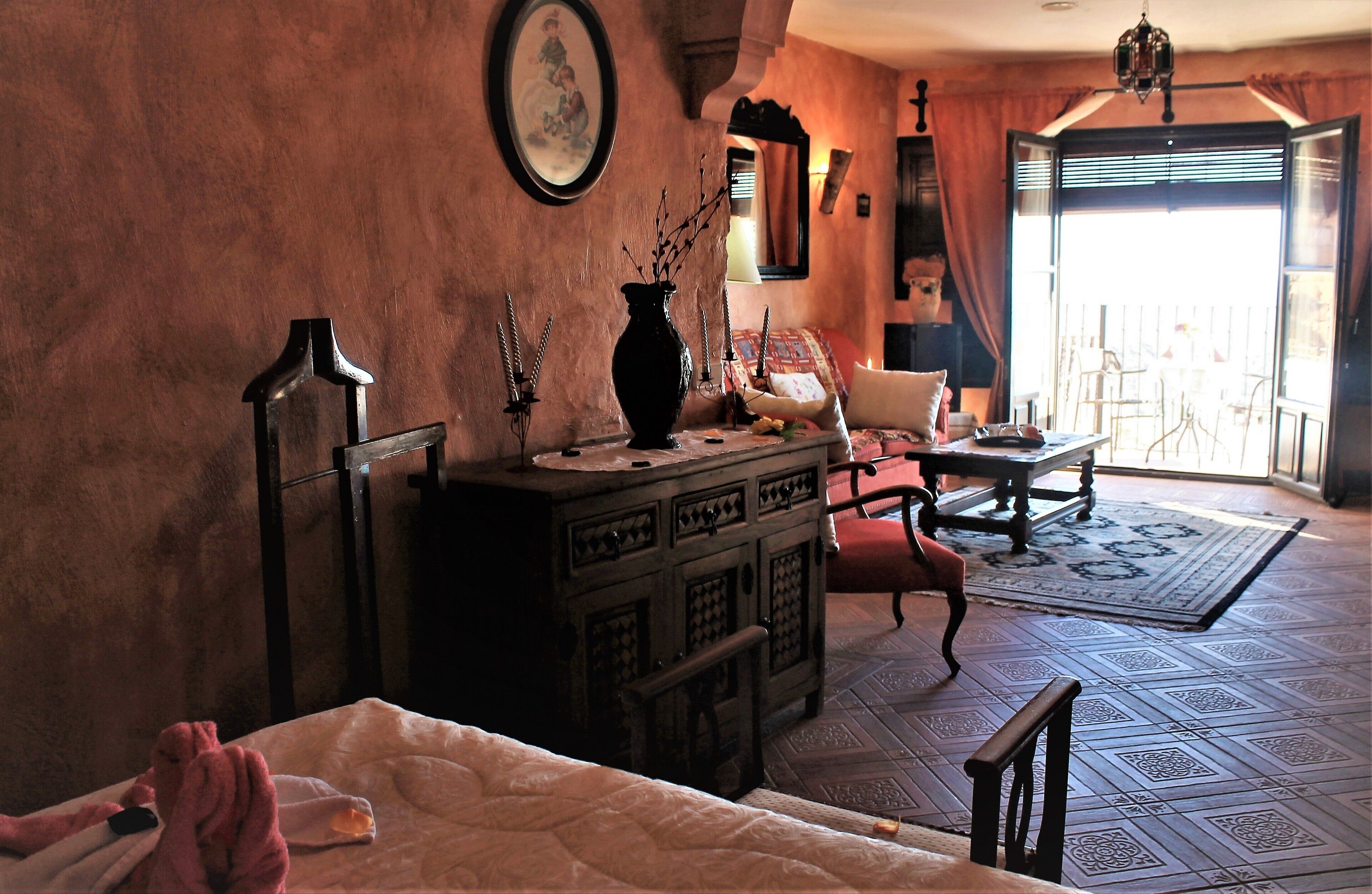 executive suite | individually decorated, individually furnished, desk, blackout curtains