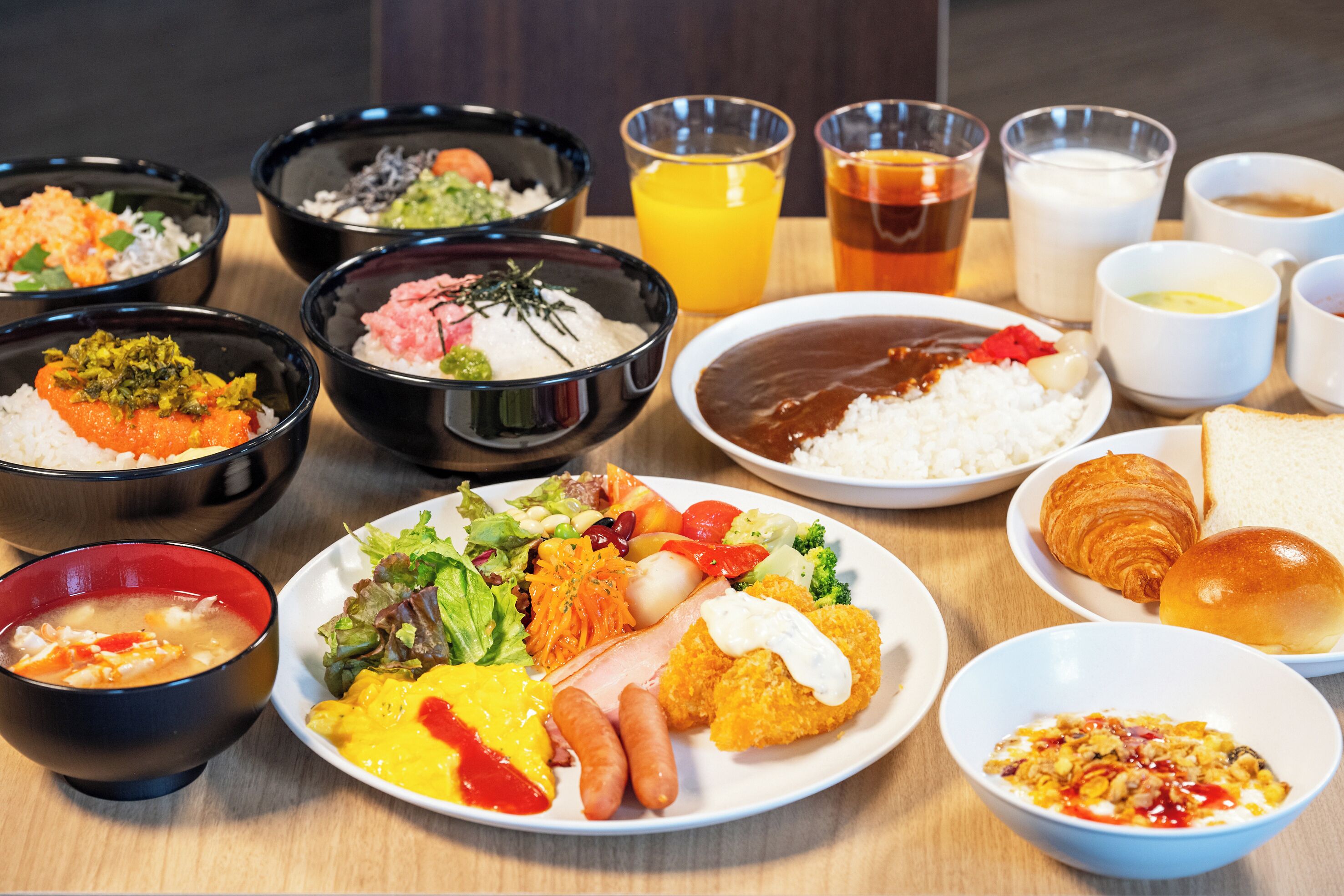 朝食ビュッフェ