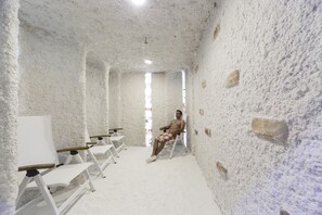 Espace de soins pour les couples, sauna, bain à remous, hammam, hammam