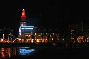 Front of property - evening/night