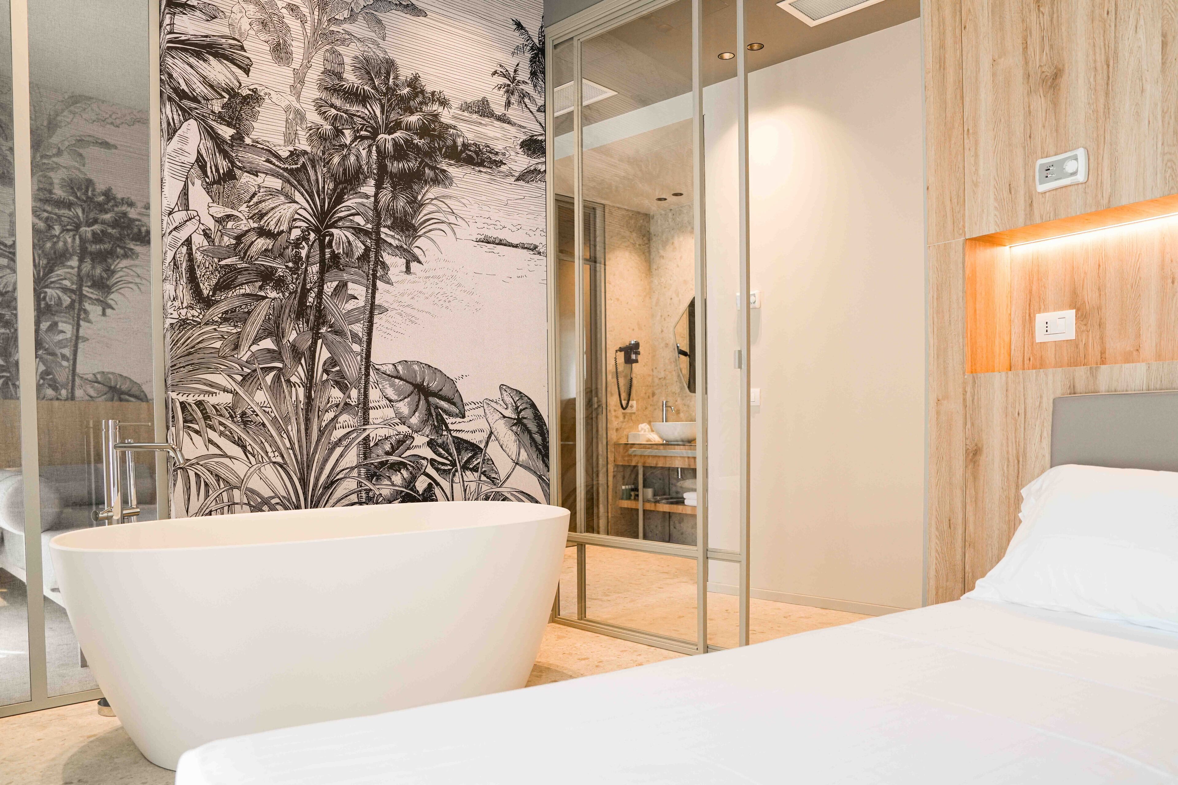 junior suite, hot tub, tower | 1 bedroom, frette italian sheets, down duvets, in-room safe