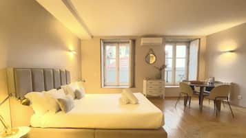 Soundproofing, iron/ironing board, free WiFi, bed sheets