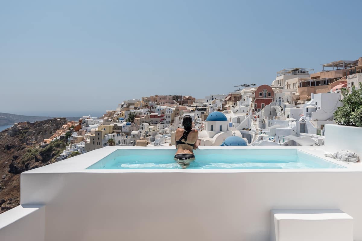 Executive Suite, Private Pool, Sea View (Blue Dome View Top Floor)