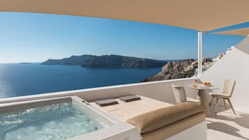 Honeymoon Suite, Hot Tub, Sea View (Outdoor Hot Tub) | Terrace/patio