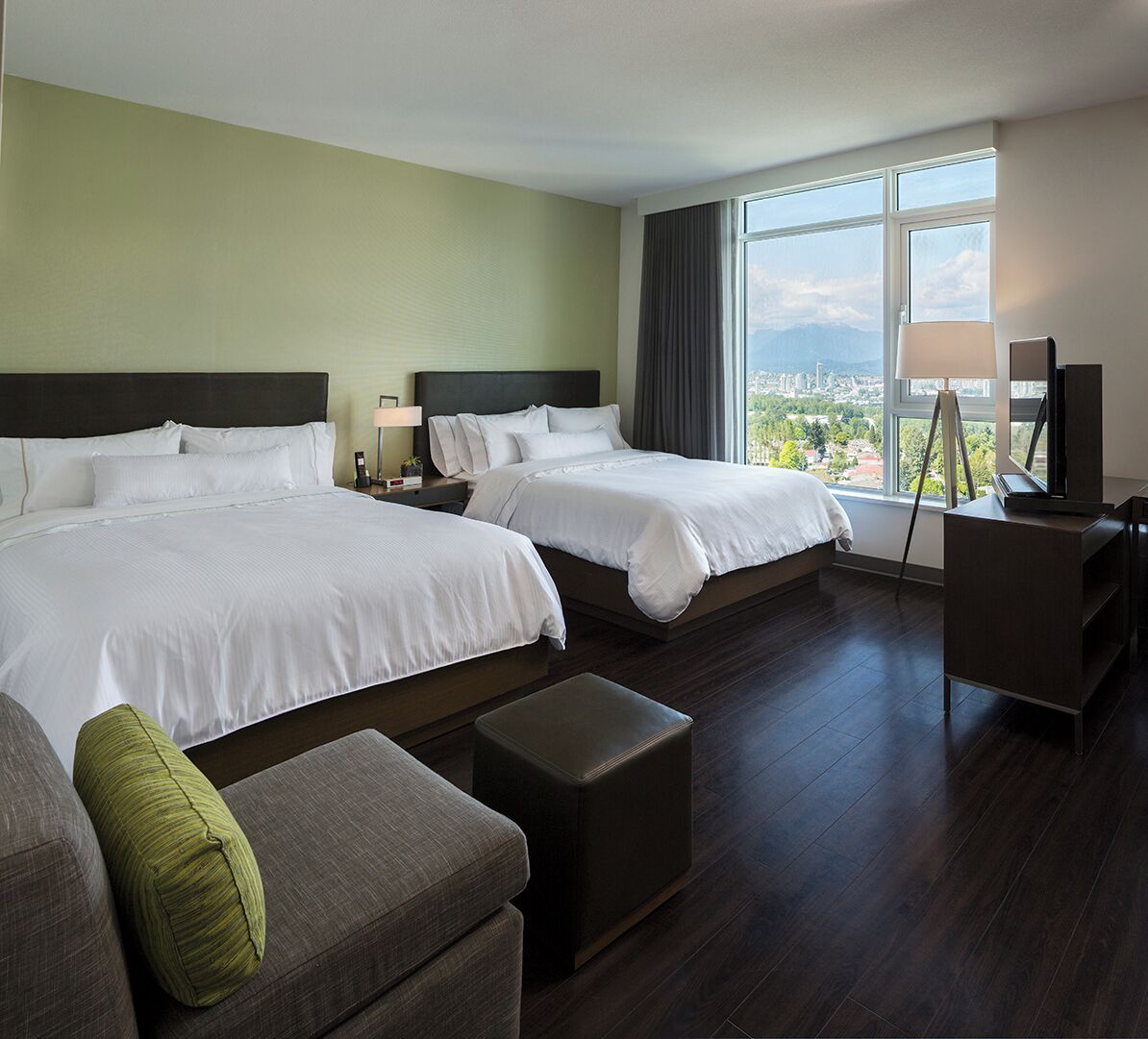 studio, 2 queen beds, non smoking | 1 bedroom, premium bedding, in-room safe, desk